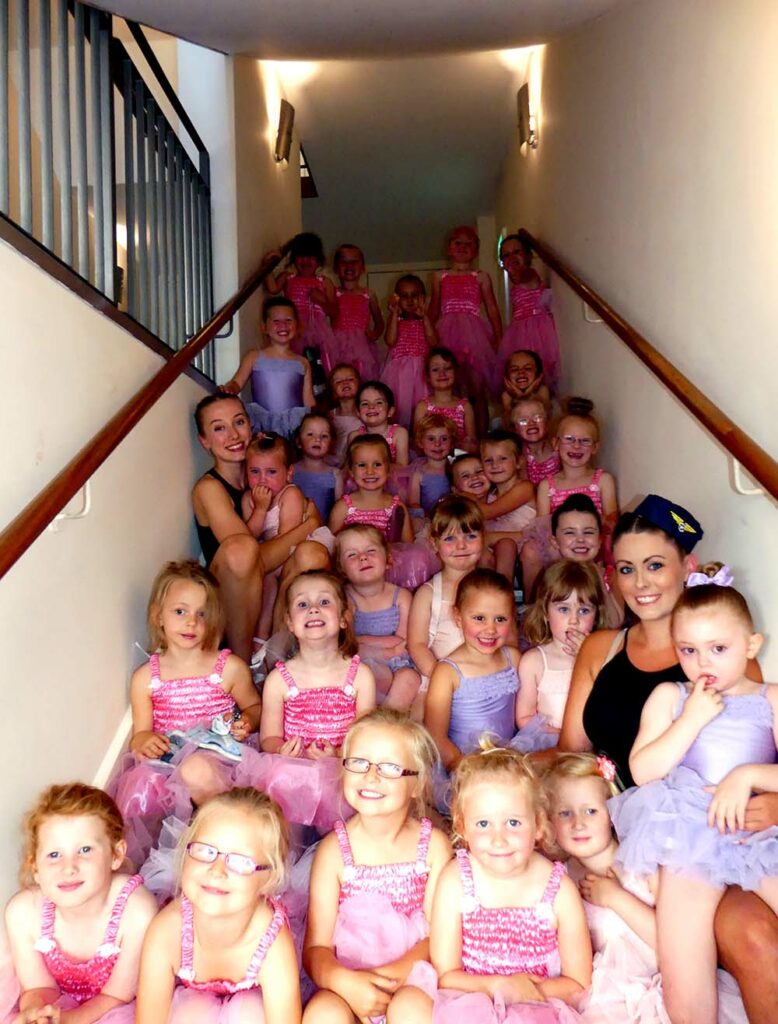 children dancing on stage