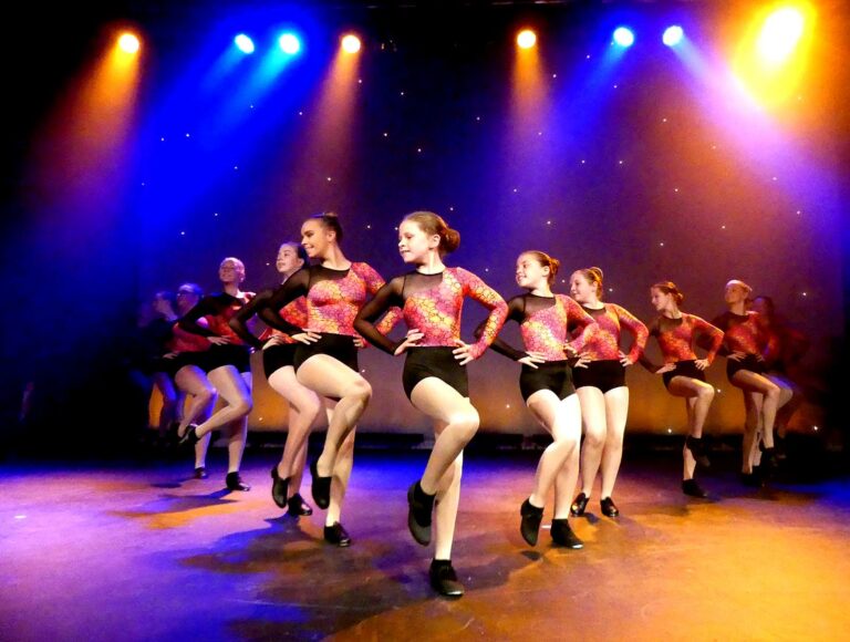 children dancing on stage