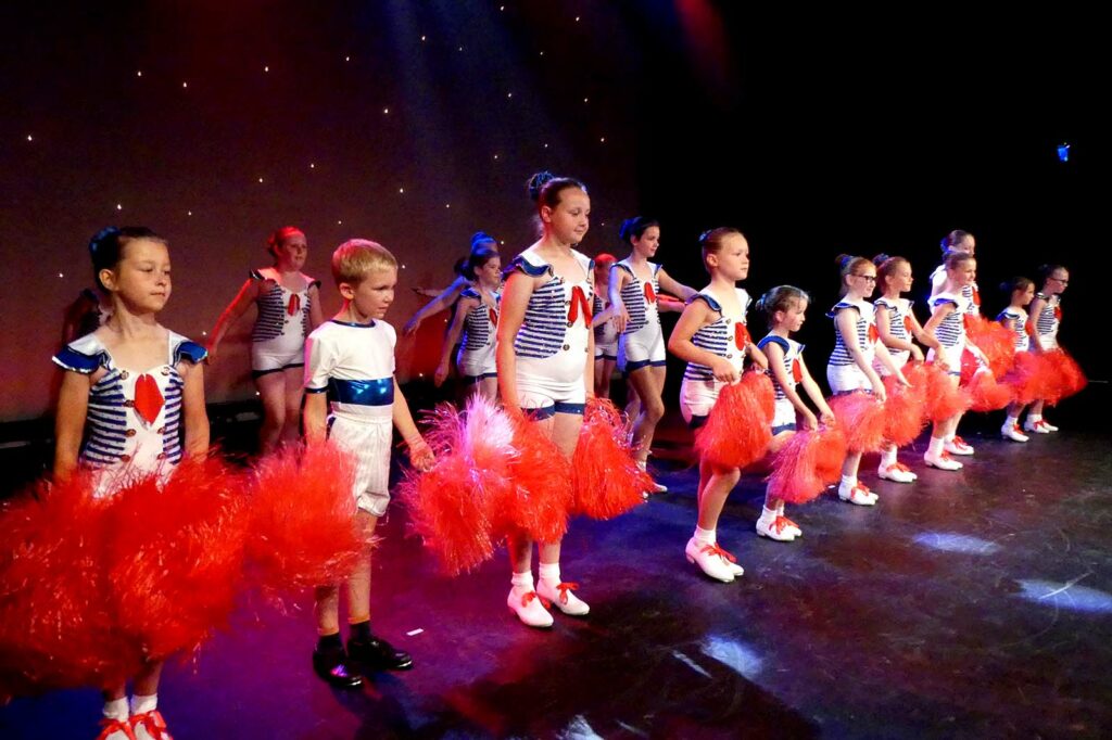 children dancing on stage